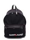 SAINT LAURENT Saint Laurent Printed Logo Backpack,465448GU41F1070