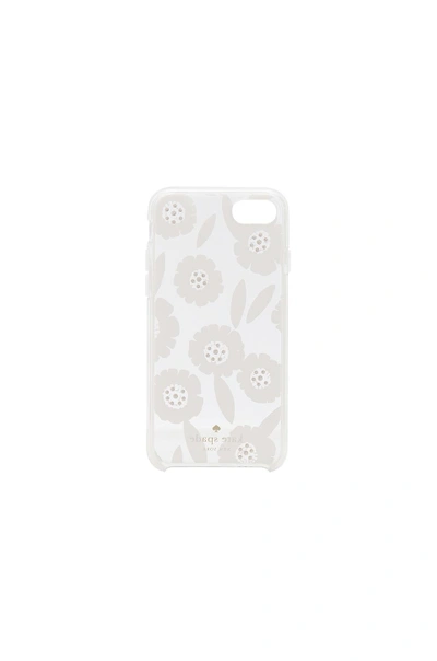 Shop Kate Spade Jeweled Majorelle Iphone 7 Case In White. In Clear Multi
