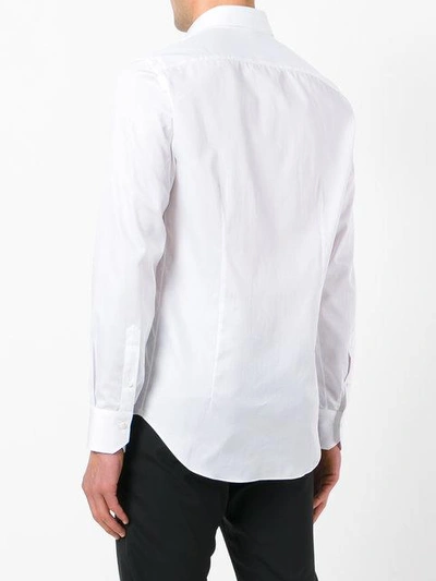 Shop Alessandro Gherardi Spread Collar Shirt In White