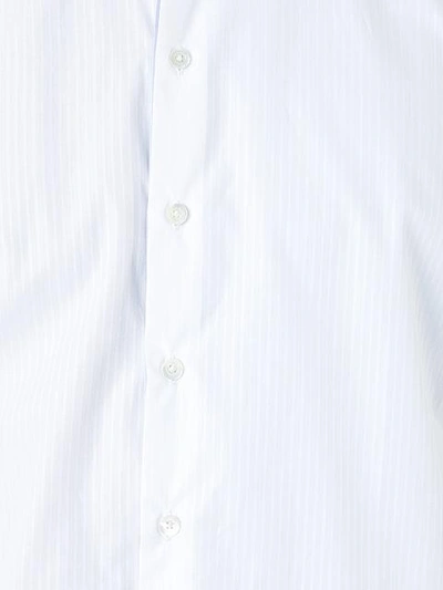 Shop Casely-hayford Band Collar Shirt - White