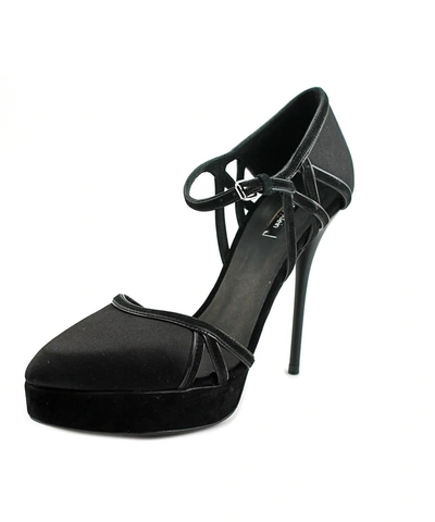 Calvin Klein Collection Dexi Women  Round Toe Synthetic Black Heels'