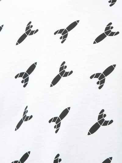 火箭图案T恤
