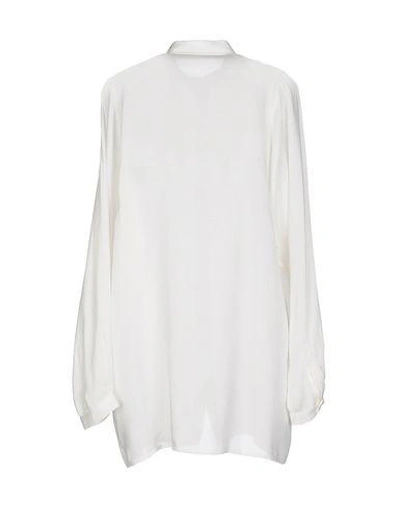 Shop Isabel Benenato Solid Color Shirts & Blouses In White