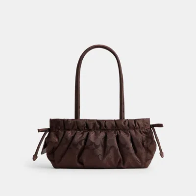 Coach Topia Loop Ruched Satchel Bag In Maple