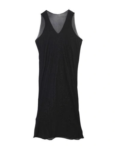 Shop Isabel Benenato Midi Dress In Black