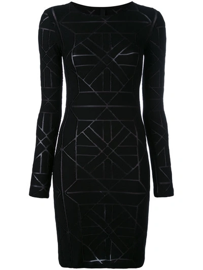 Gareth Pugh Geometric Pattern Fitted Dress