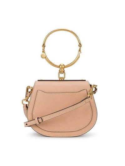 Shop Chloé Small Nile Bracelet Bag - Neutrals