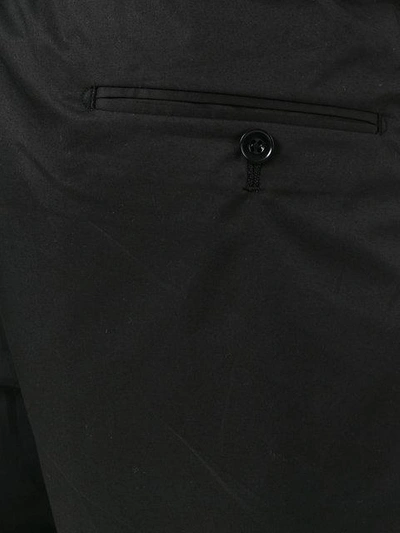 Shop Lemaire Bermuda Shorts In Black