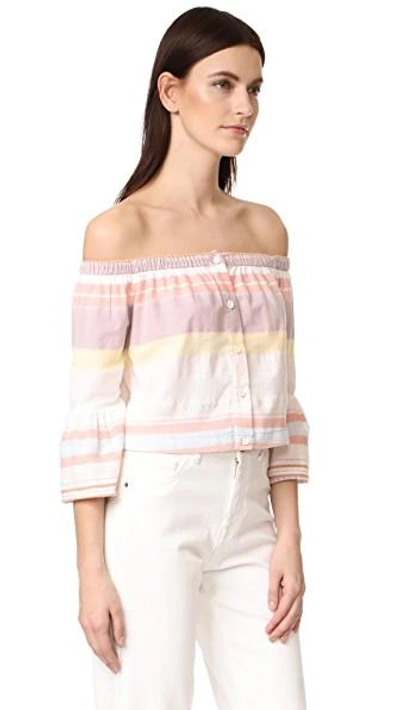 Shop Mother Cold Shoulder Belle Top In Sweet Southern Trouble