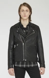 Iro Zip Front Lambskin Leather Jacket In Black
