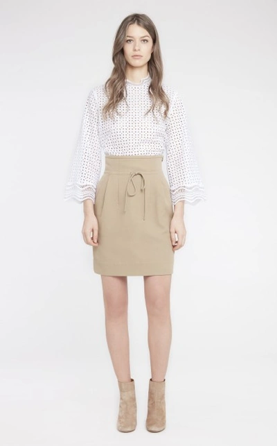 Shop Iro Galane Skirt In Hemp