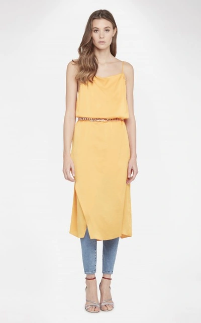 Shop Iro Altara Dress In Yellow