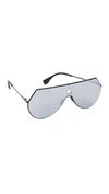 FENDI Shield Aviator Sunglasses