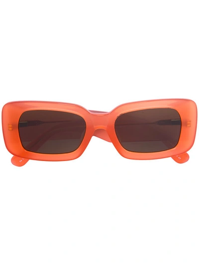Linda Farrow Dries Van Noten X  Rectangular Sunglasses