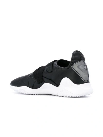 Shop Puma Hook & Loop Sneakers In Black