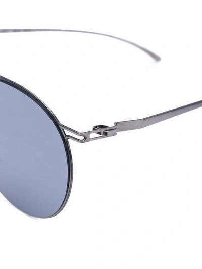 Shop Mykita X Maison Margiela Sunglasses In Metallic