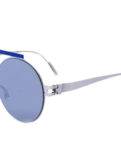 Shop Mykita Verbal Sunglasses In Metallic