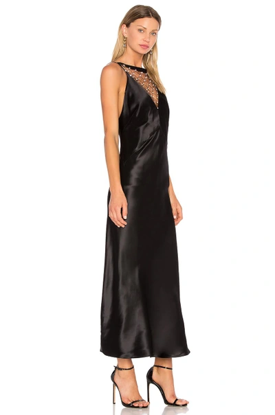 Shop Christopher Esber Orb Lace Dune Dress In Black, Pearl & Clear