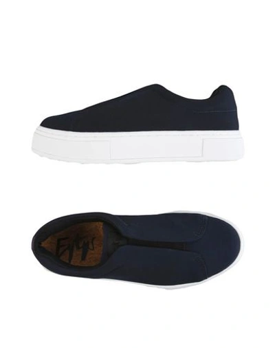 Shop Eytys Sneakers In Dark Blue