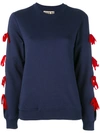 JOUR/NÉ knot detail sweatshirt,MACHINEWASH