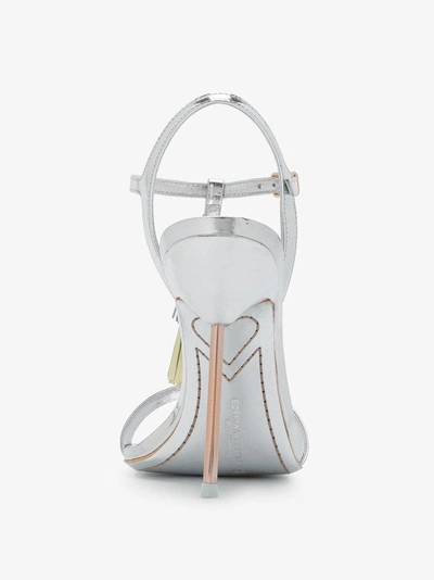 Shop Sophia Webster Layla Tassel Embellished 110 Sandals In Metallic