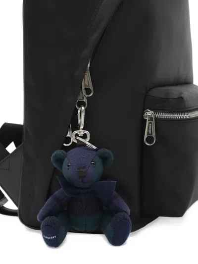Burberry Thomas Bear Charm In Blue