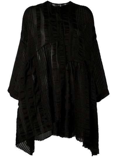 Uma Wang Striped Collarless Tunic