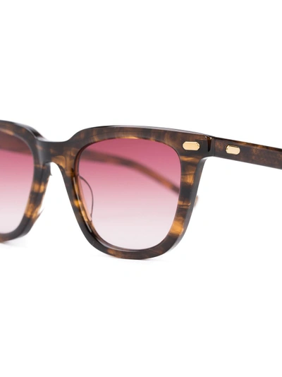 Shop Oamc Foil Gradient Sunglasses