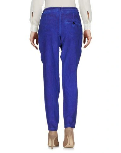 Shop Silent Damir Doma Casual Pants In Bright Blue