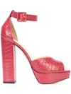 CHARLOTTE OLYMPIA platform block heel sandals,S175192