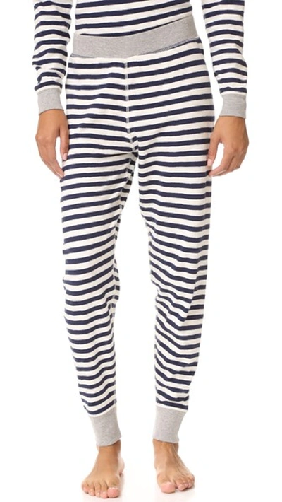 Sleepy Jones Helen Pajama Pants In Navy