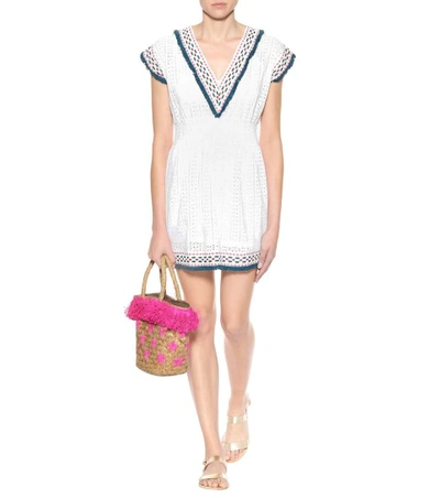 Shop Talitha Cotton Eyelet Dress In White