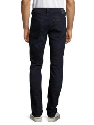 Shop Diesel Thavar Five-pocket Jeans In Denim