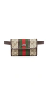 WHAT GOES AROUND COMES AROUND Gucci Canvas Waist Pouch (Previously Owned)
