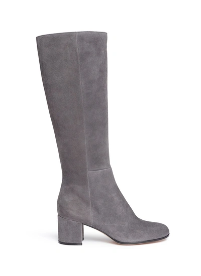 Shop Gianvito Rossi 'milton' Knee High Suede Boots