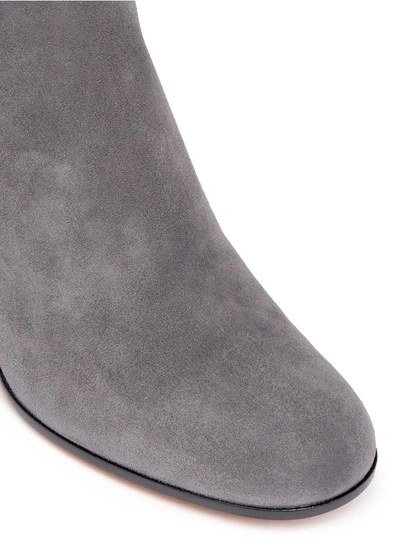 Shop Gianvito Rossi 'milton' Knee High Suede Boots