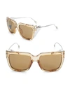 GUCCI 54mm Square Sunglasses