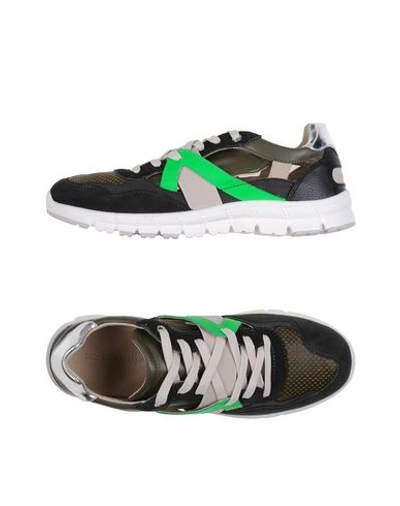 Dolce & Gabbana Sneakers In Dark Green