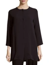 MAX MARA Fucino Solid Long-Sleeve Top