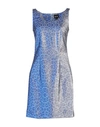 Just Cavalli Short Dress In Bright Blue