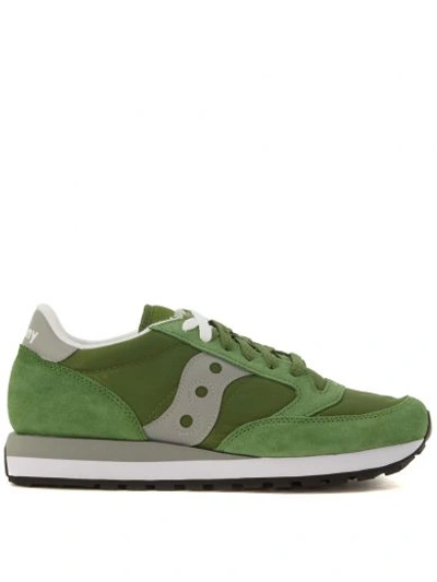 Saucony Sneaker  Jazz In Green Suede And Nylon In Verde