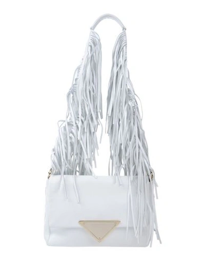 Sara Battaglia Shoulder Bag In White
