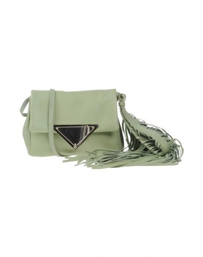 Sara Battaglia Handbag In Light Green