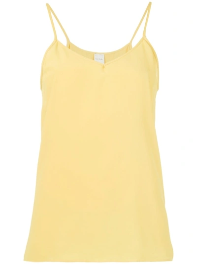 Paul Smith Yellow Crepe Camisole Top