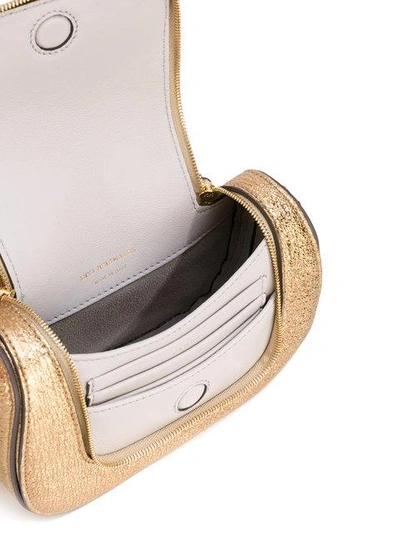 Shop Anya Hindmarch Mini Circulus Vere Satchel - Metallic