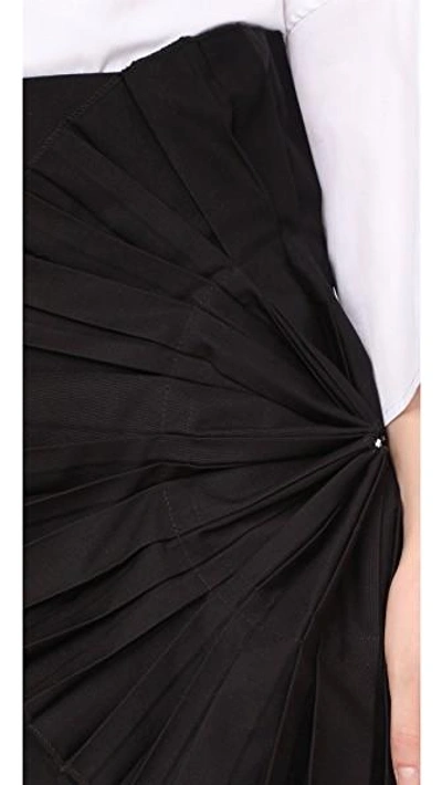 Shop Jacquemus Ruffle Skirt In Black