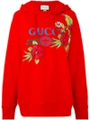 GUCCI floral logo hoodie,HANDWASH