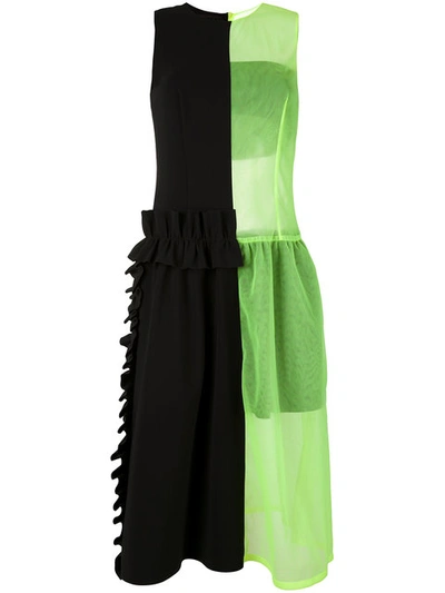 Paskal Sheer Neon Detail Dress