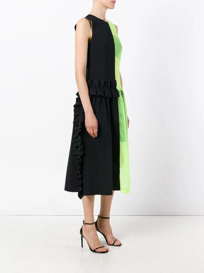 Shop Paskal Sheer Neon Detail Dress