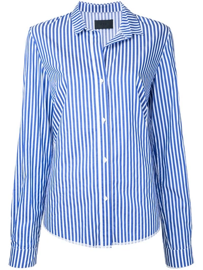 Rta Striped-print Regular-fit Shirt In White